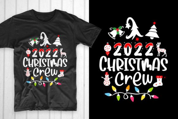2022 Christmas Crew: A Festive T-Shirt and Graphics Design