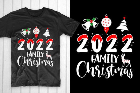 2022 Family Christmas: A Versatile T-Shirt and Graphics Design