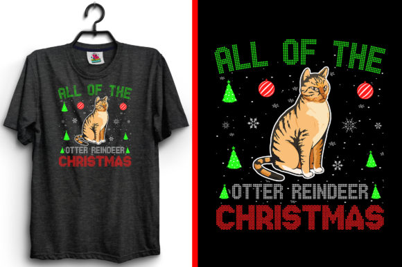 All of the Otter Christmas T-Shirt: A Festive Graphics Choice