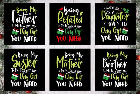 Christmas Relatives Tshirt Design Bundle: A Graphics Must-Have