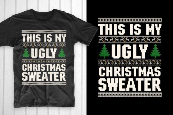 Christmas Ugly Sweater: Perfect for T-Shirt Designs & Graphics