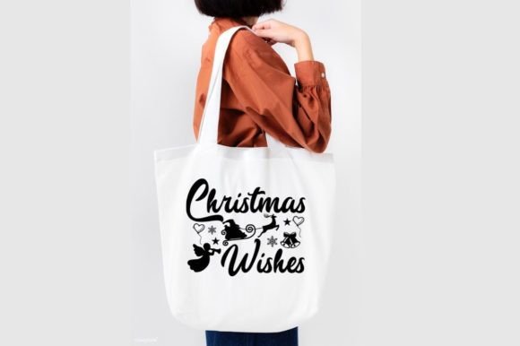 CHRISTMAS WISHES, SVG: Perfect for T-Shirt Designs and Graphics