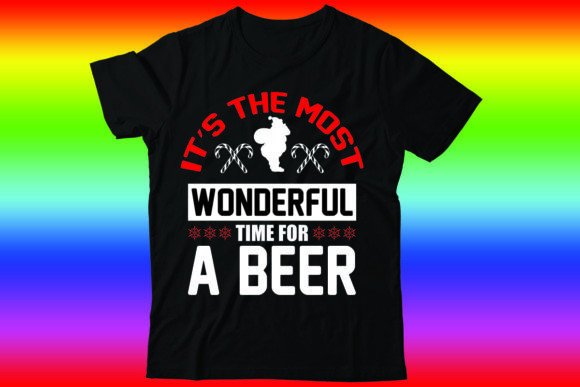 It’s the Most Wonderful Time for a Beer: A Festive T-Shirt Design