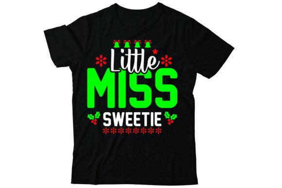 Little Miss Sweetie: Charming Graphics for T-Shirt Designs