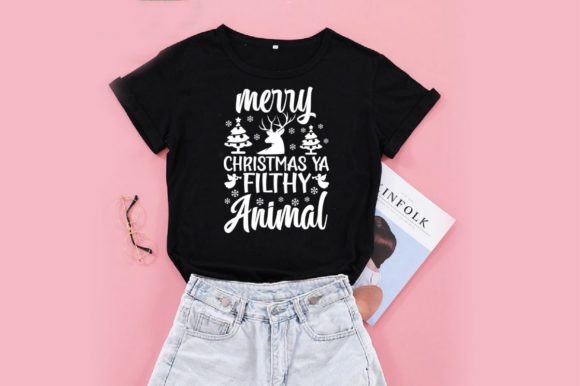 MERRY CHRISTMAS YA FILTHY ANIMAL, SVG: A Festive Graphics Gem