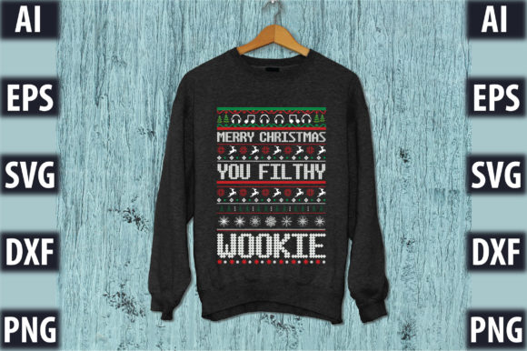 Merry Christmas You Filthy Wookie: A Fun T-Shirt Design