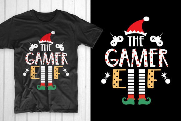 The Gamer Elf Christmas T-Shirt: A Must-Have Graphic