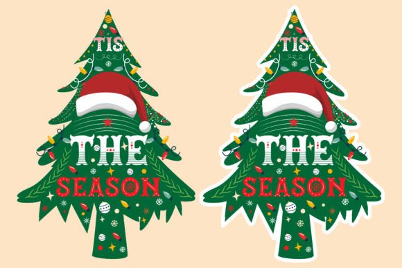 Tis the Season Christmas Tshirt Graphics for Crafters